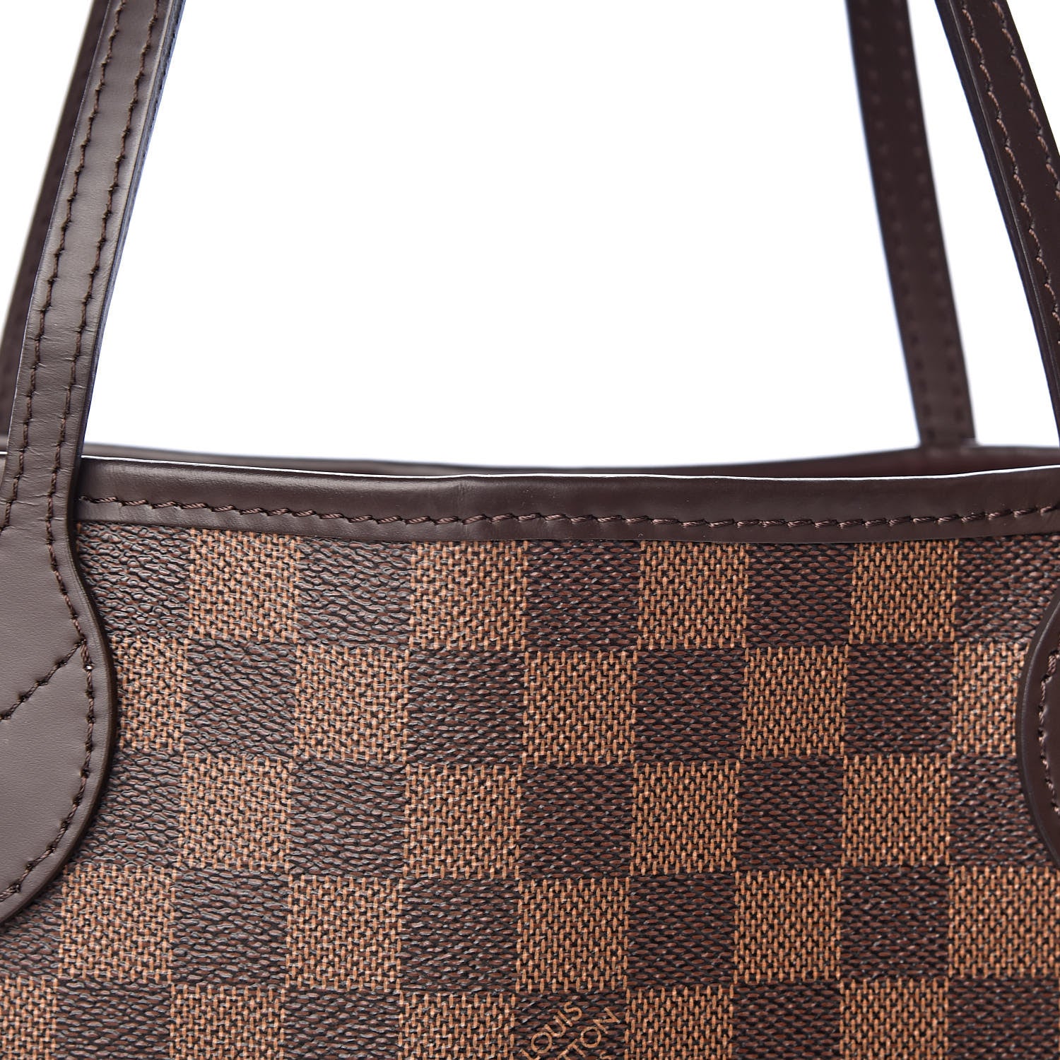 Louis Vuitton Damier Ebene Neo Neverfull MM Rose Ballerine 10 of 12