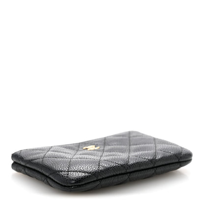 Chanel Caviar Quilted Small Cosmetic Case Black 4 of 10