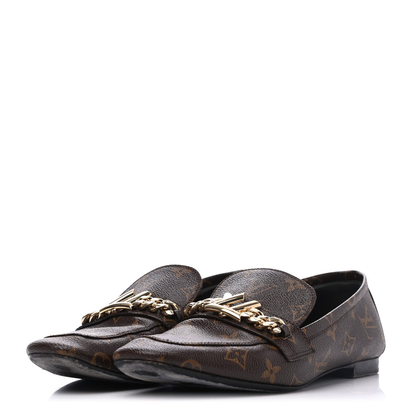 Monogram Upper Case Flat Loafer 40