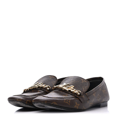 Louis Vuitton Monogram Upper Case Flat Loafer 40 3 of 21