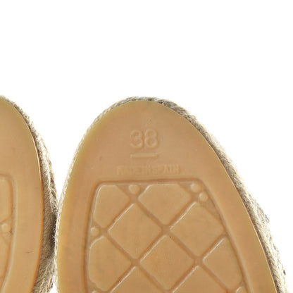 Chanel Lambskin CC Espadrilles 38 Beige Black 6 of 12