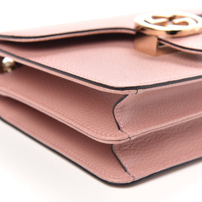 Gucci Dollar Calfskin Small Interlocking G Shoulder Bag Soft Pink 8 of 11