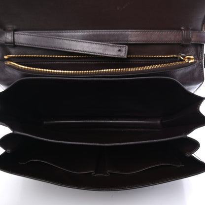 Celine Smooth Calfskin Large Classic Box Flap Bag Black 4 of 4