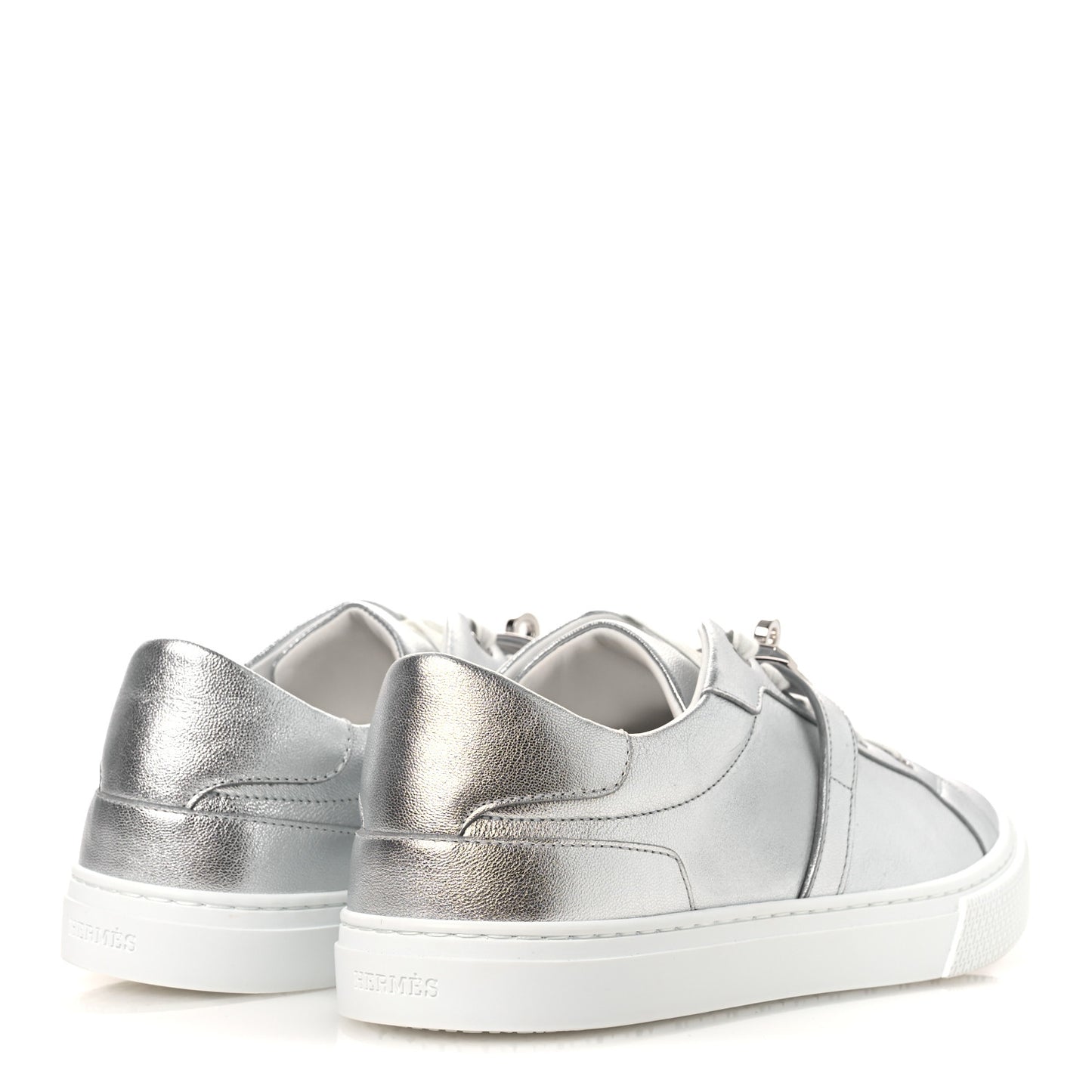 Calfskin Day Sneakers 39.5 Gris Argente