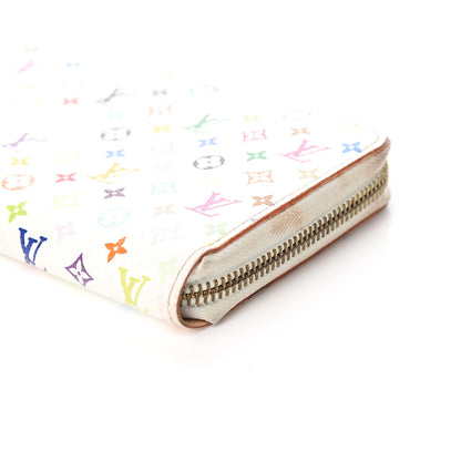 Louis Vuitton Monogram Multicolor Zippy Wallet White 8 of 11