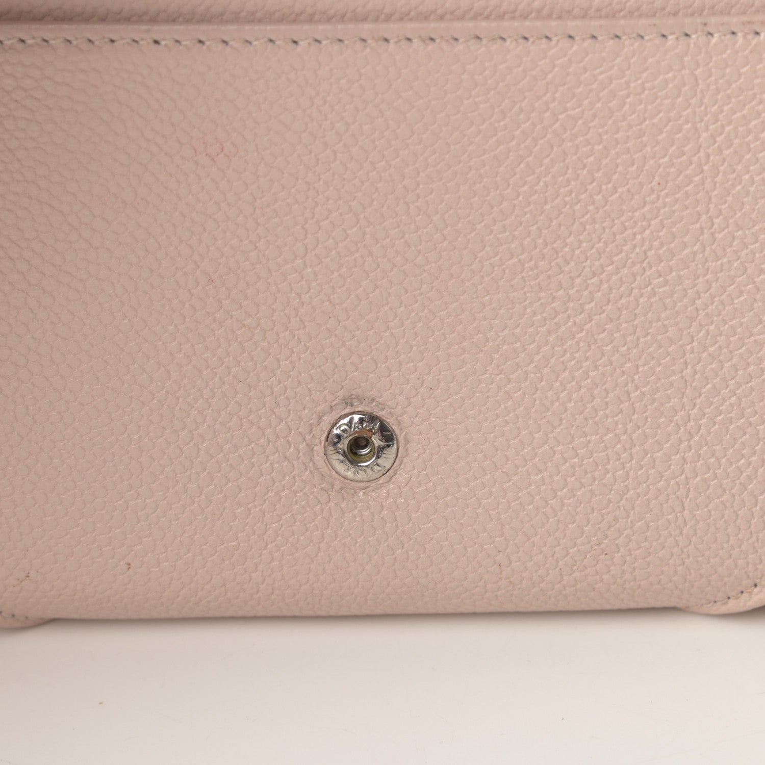 Christian Dior Grained Calfskin Diorama Croisiere Chain Wallet Rose Poudre 17 of 22