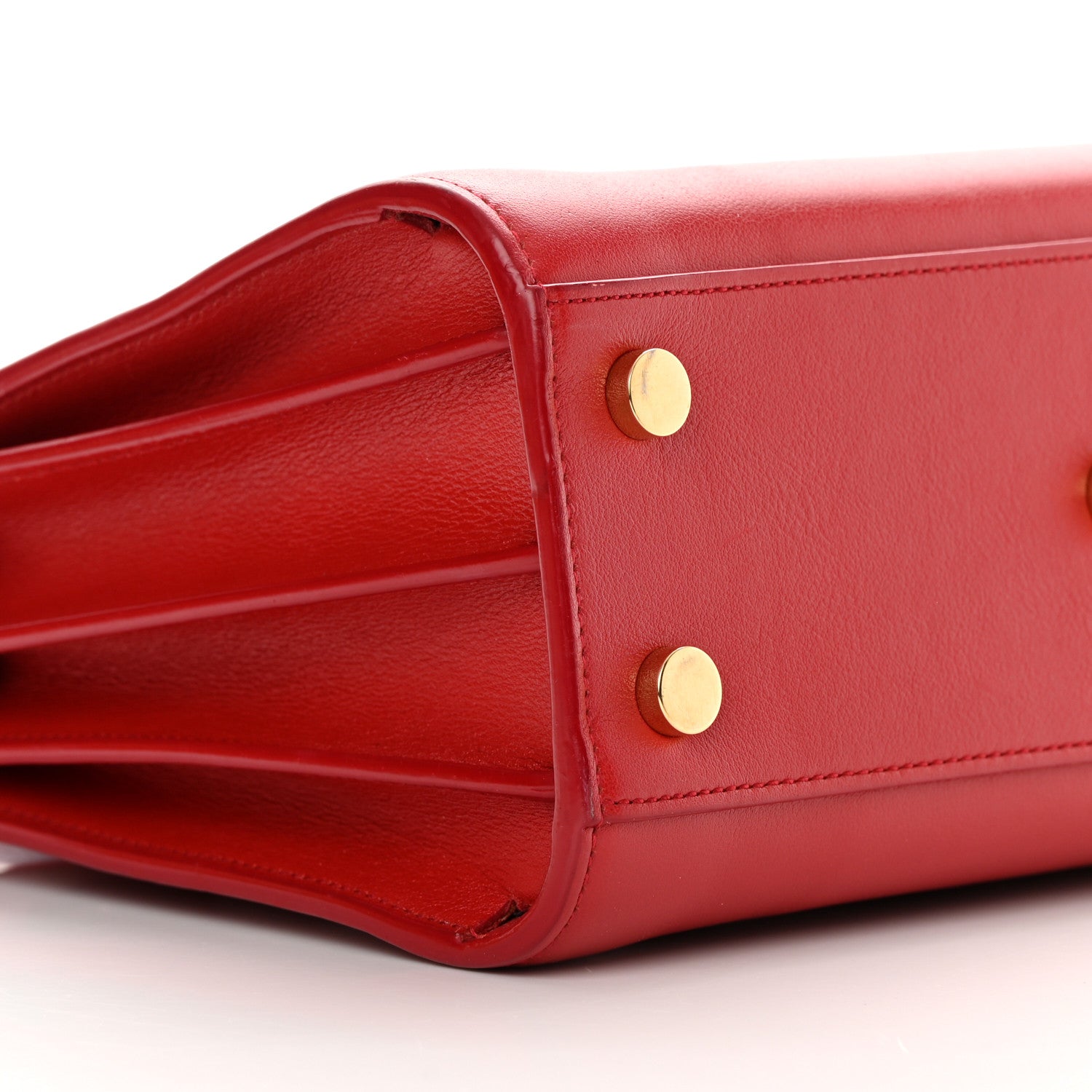 Saint Laurent Calfskin Nano Sac De Jour Lipstick Red 8 of 15