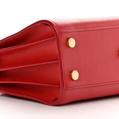 Saint Laurent Calfskin Nano Sac De Jour Lipstick Red 8 of 15