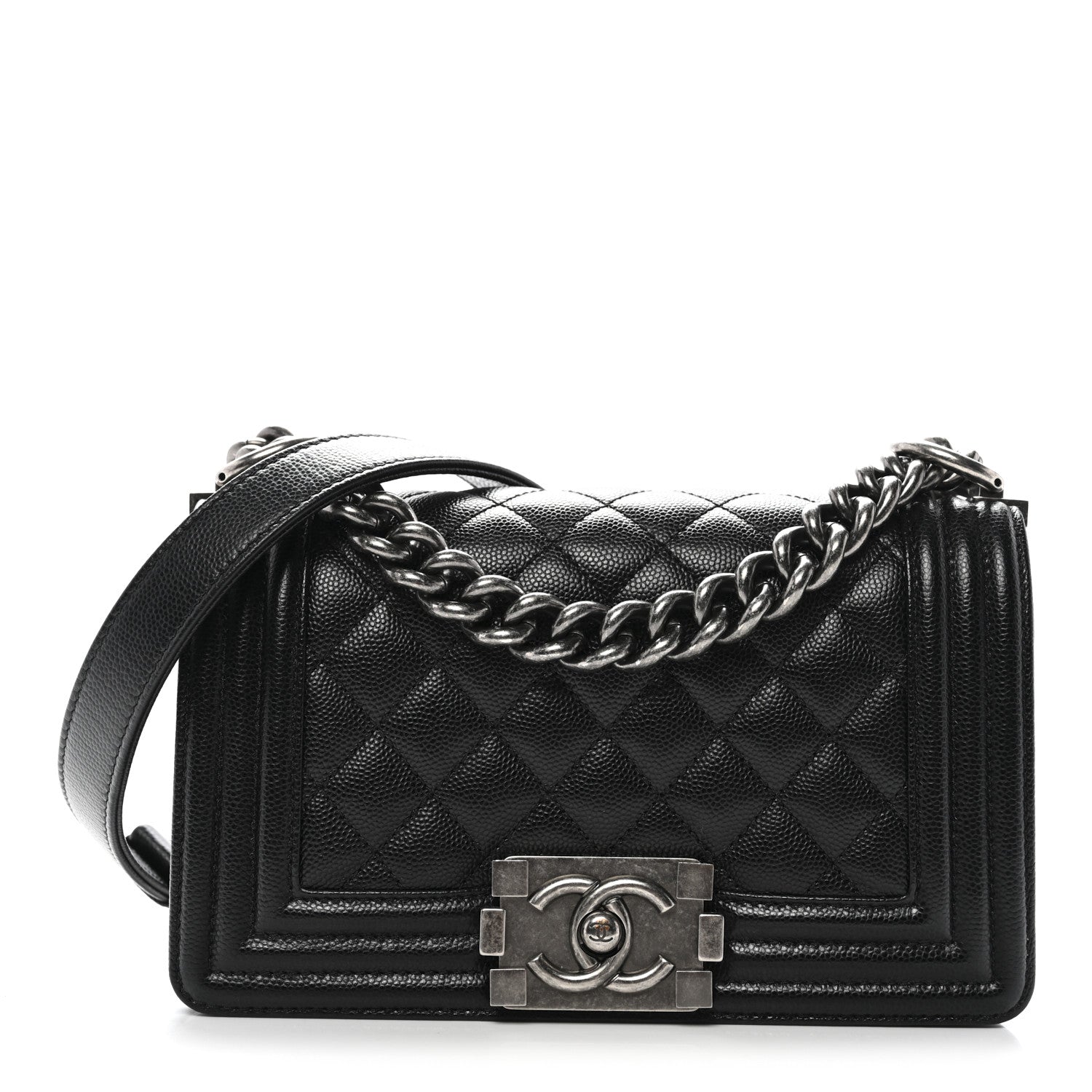 Chanel Caviar Quilted Small Boy Flap Black 1 of 11
