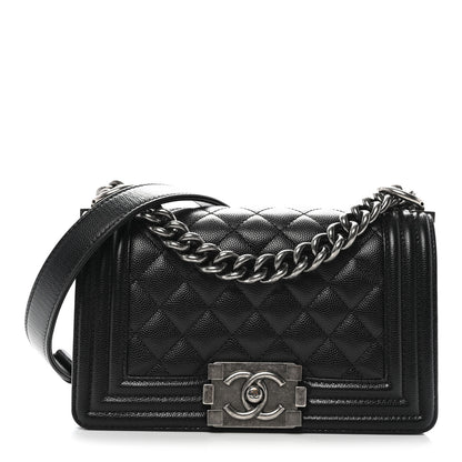 Chanel Caviar Quilted Small Boy Flap Black 1 of 11