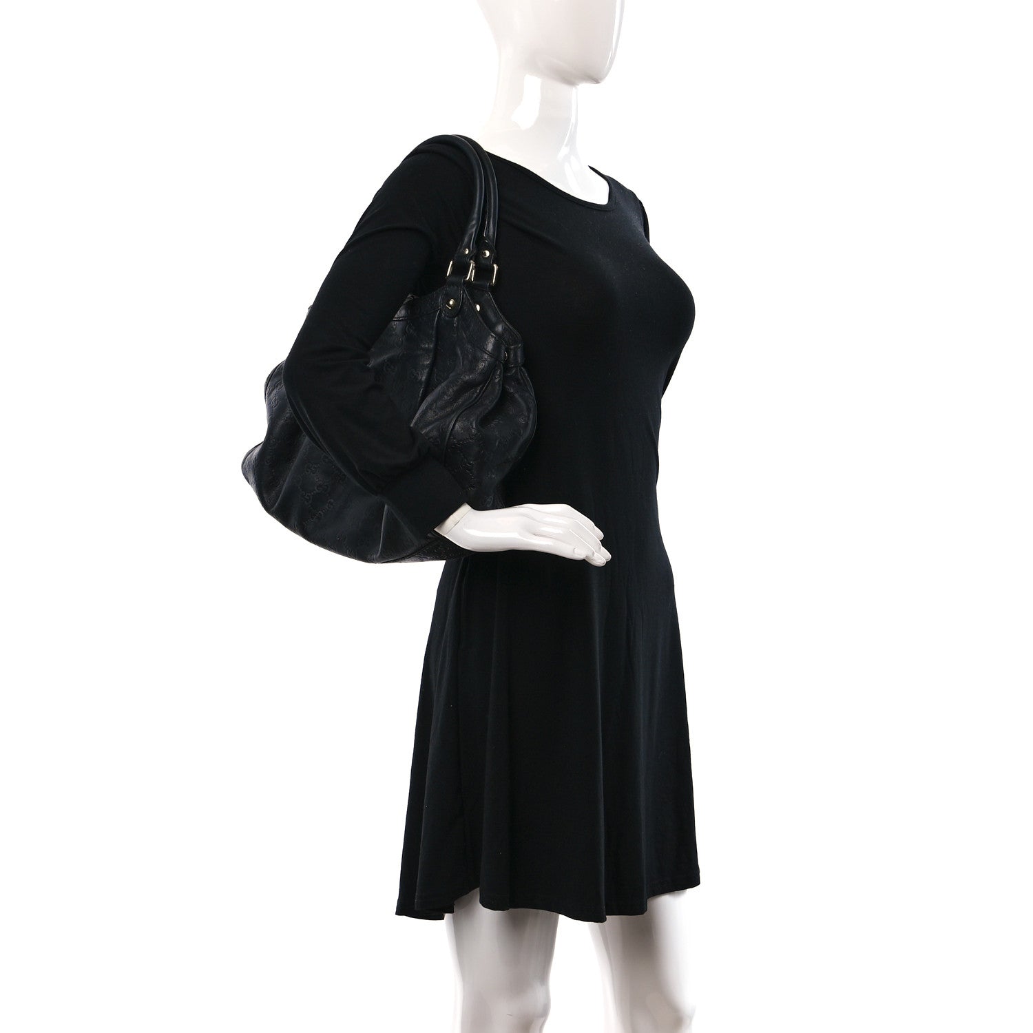 Gucci Guccissima Medium Sukey Navy 2 of 9