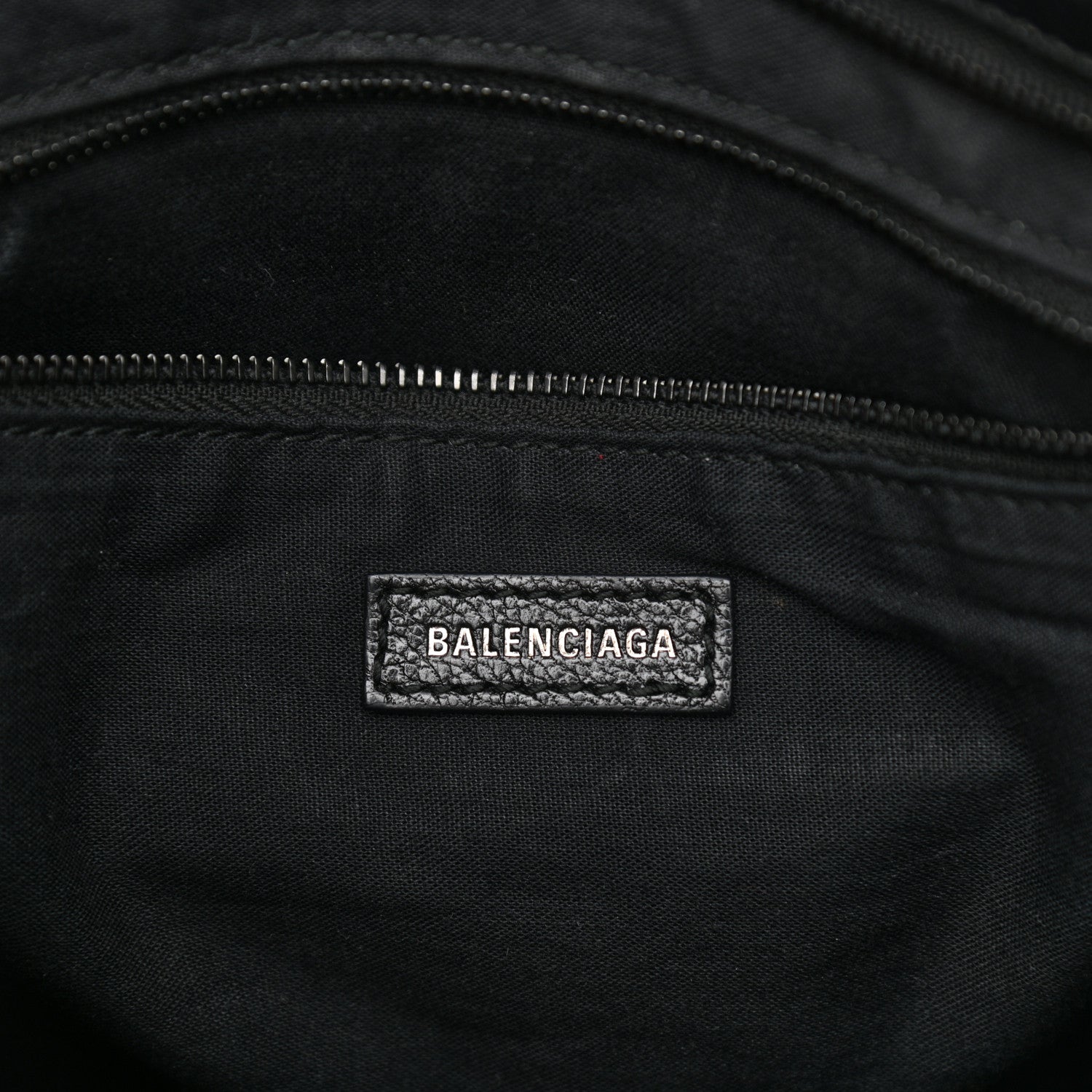 Balenciaga Chevre Black Metallic Edge Hardware S City Black 7 of 11
