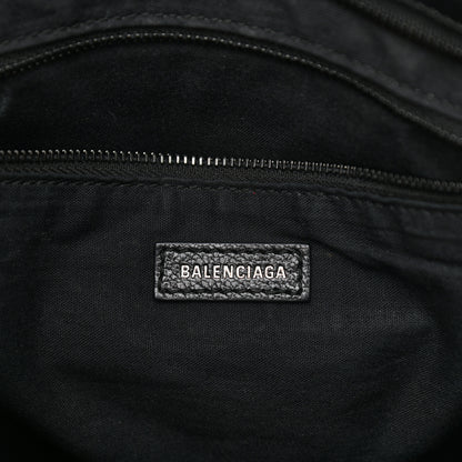Balenciaga Chevre Black Metallic Edge Hardware S City Black 7 of 11