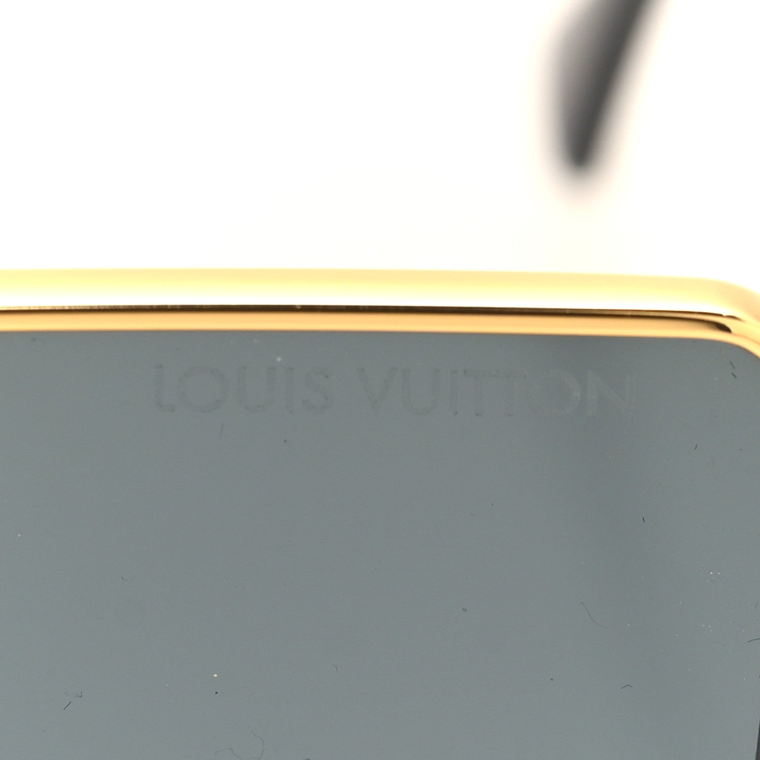 Louis Vuitton Acetate Swarovski Crystal Cyclone Sunglasses Z1700U Gold 7 of 8