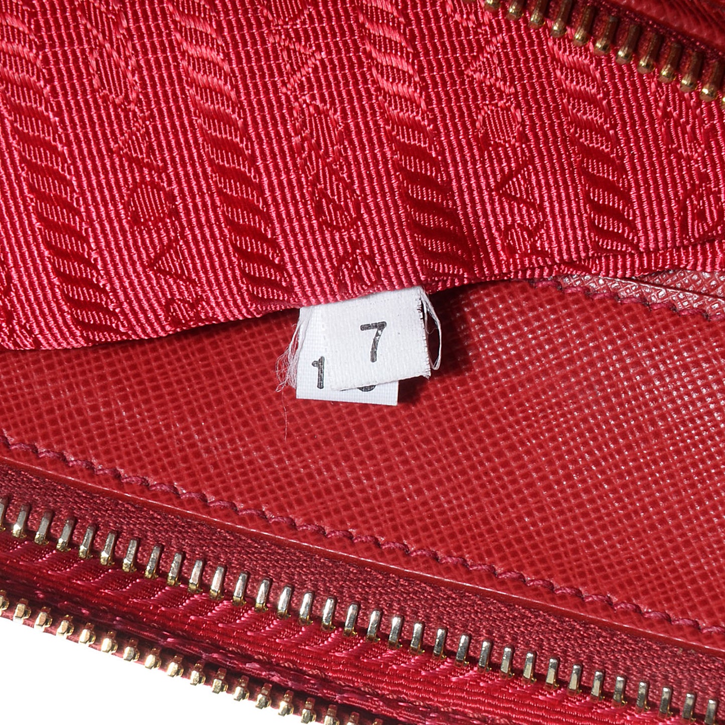 Saffiano Lux Large Double Zip Tote Fuoco