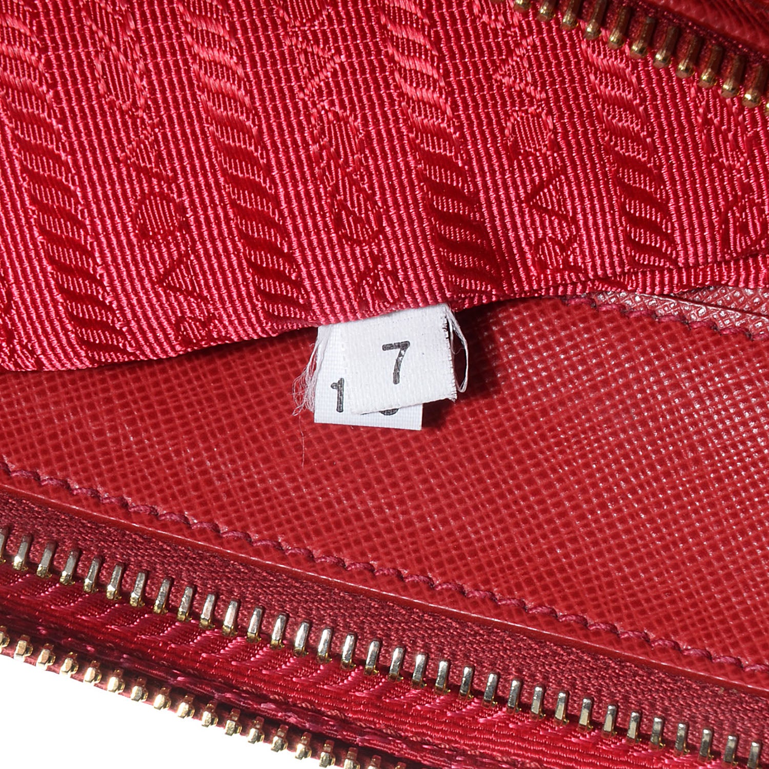 Prada Saffiano Lux Large Double Zip Tote Fuoco 9 of 12