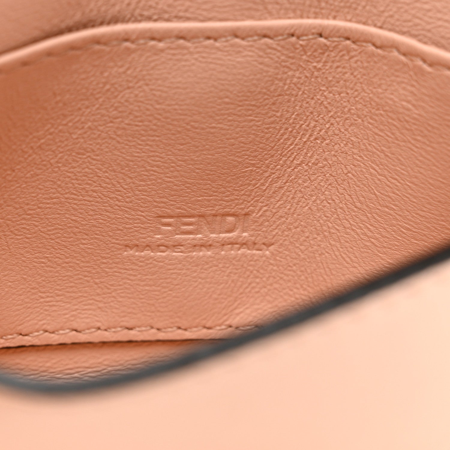 Fendi Shiny Nappa Braided Nano Baguette Maxi Handle Charm Light Rose 5 of 6