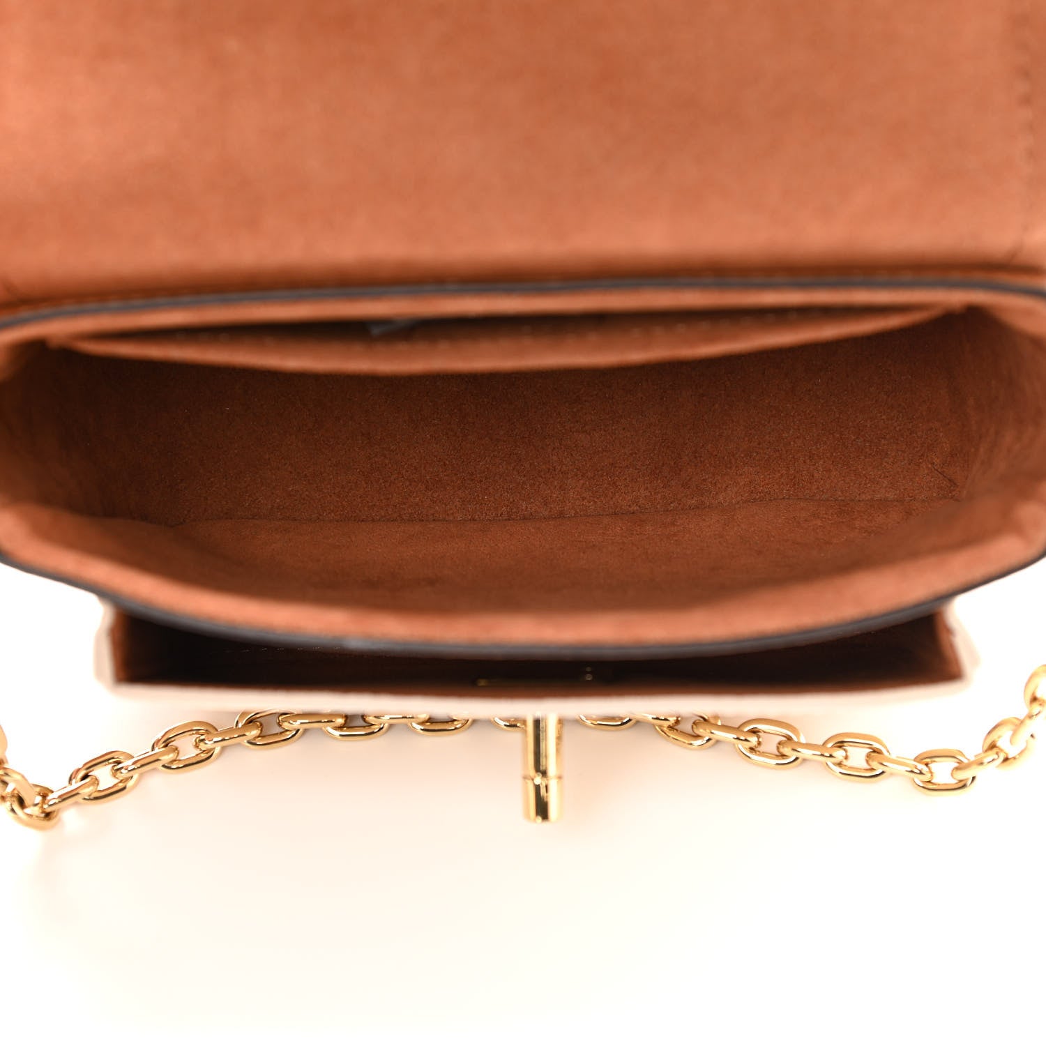 Louis Vuitton Grained Calfskin Lockme Tender Chataigne 4 of 8