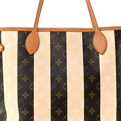 Louis Vuitton Monogram Rayures Neverfull MM 7 of 10