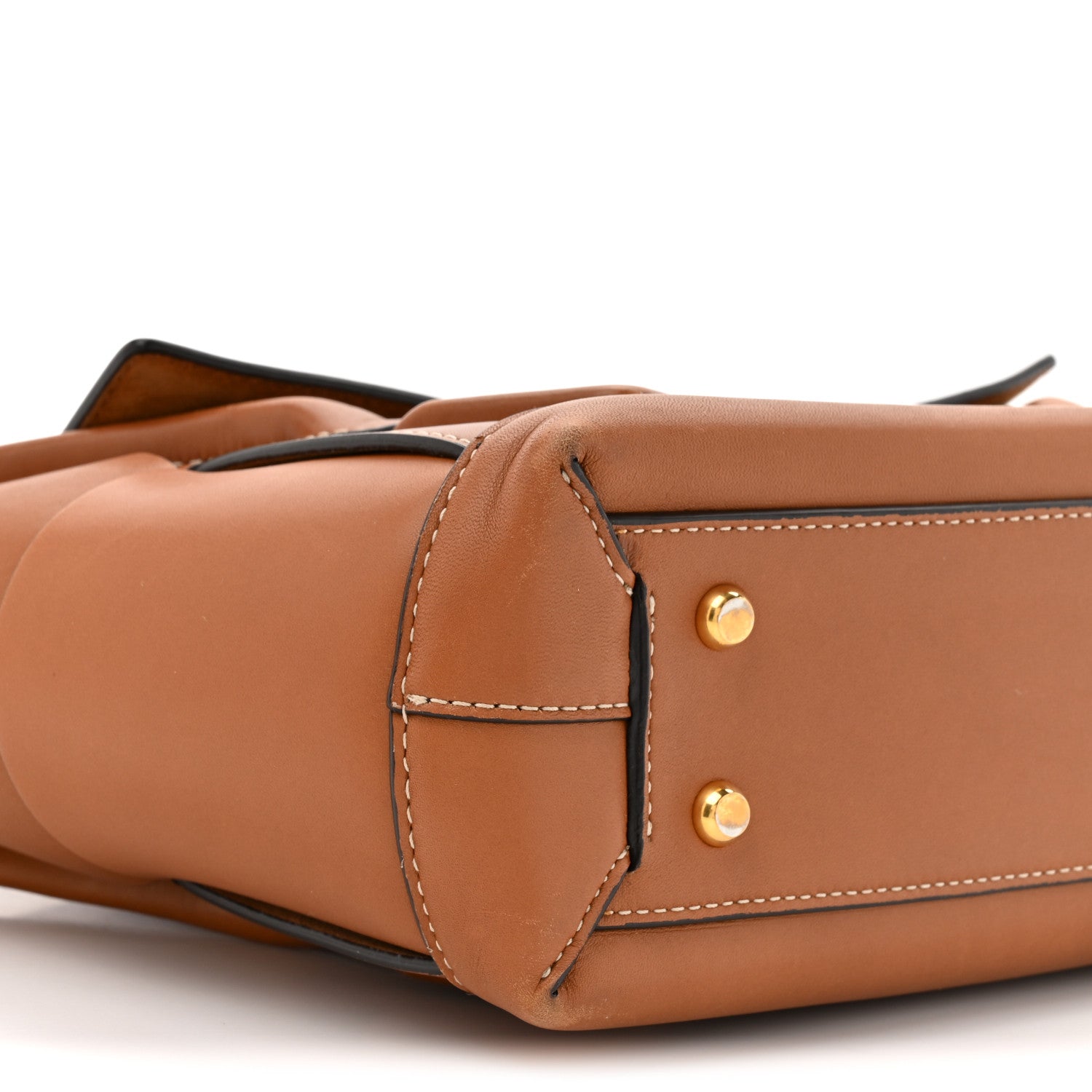 Bottega Veneta French Calfskin Maxi Intrecciato Small Arco Wood 10 of 17