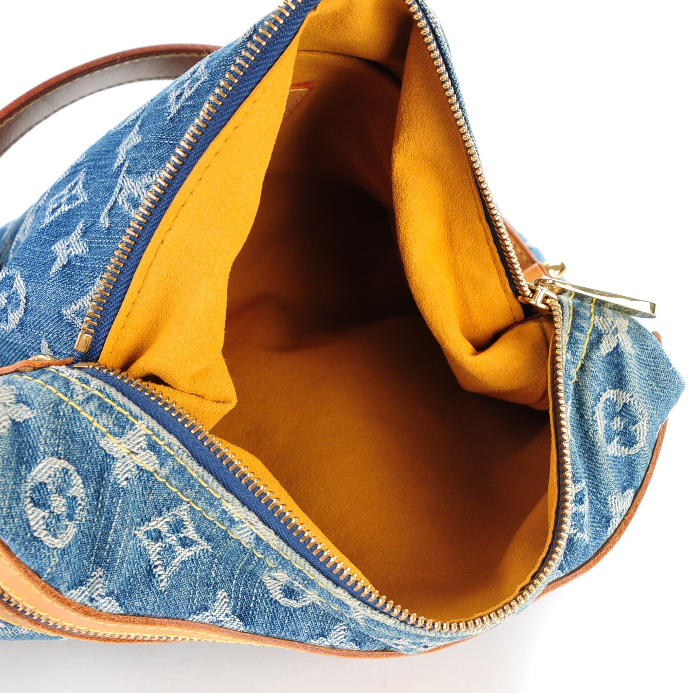 Monogram Denim Baggy PM Blue
