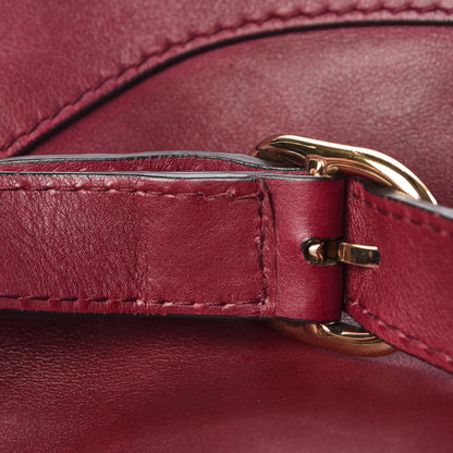 Gucci Calfskin Medium Jackie Shoulder Bag Burgundy 10 of 17