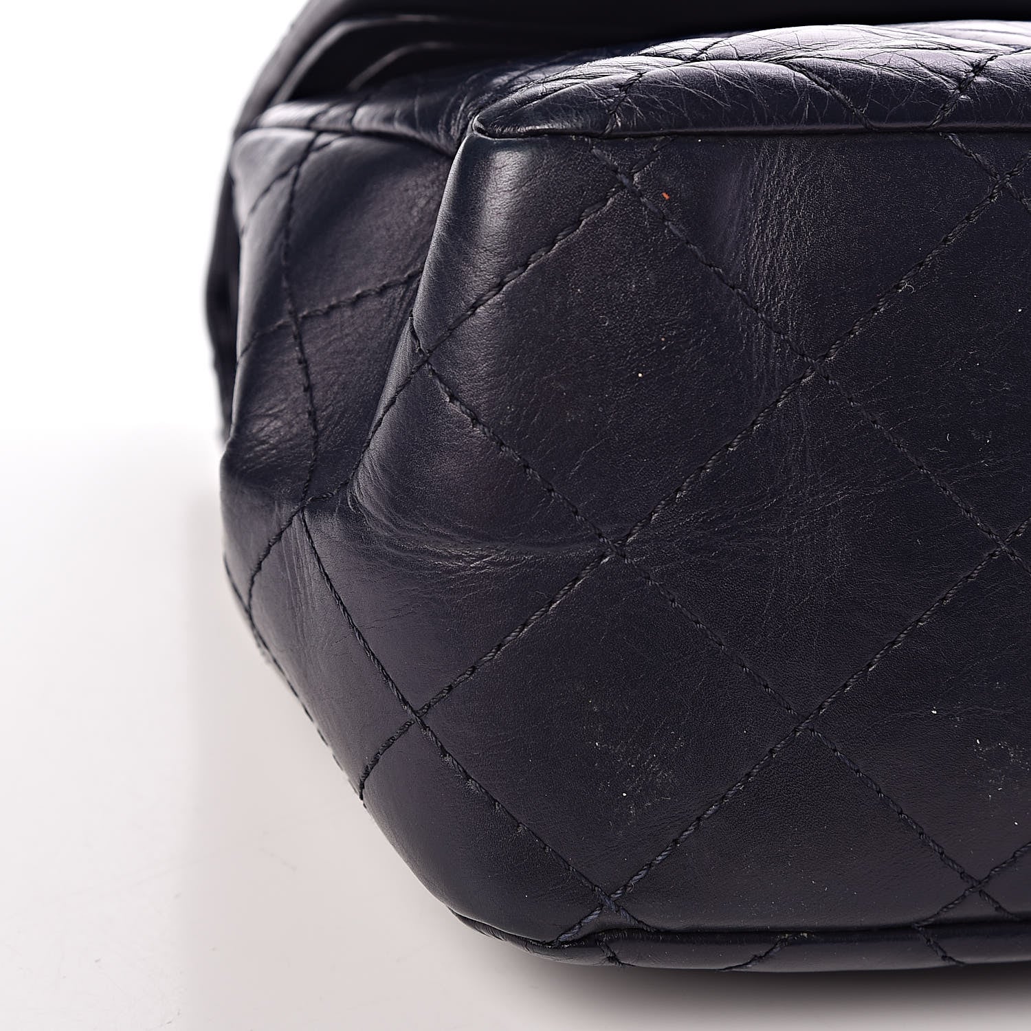 Chanel Aged Calfskin Quilted 2.55 Reissue 227 Flap Navy Blue 10 of 11