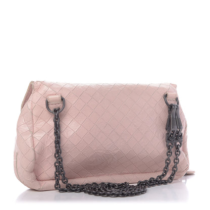 Bottega Veneta Calfskin Intrecciomirage Embossed Butterfly Small Chain Crossbody Petale 3 of 8