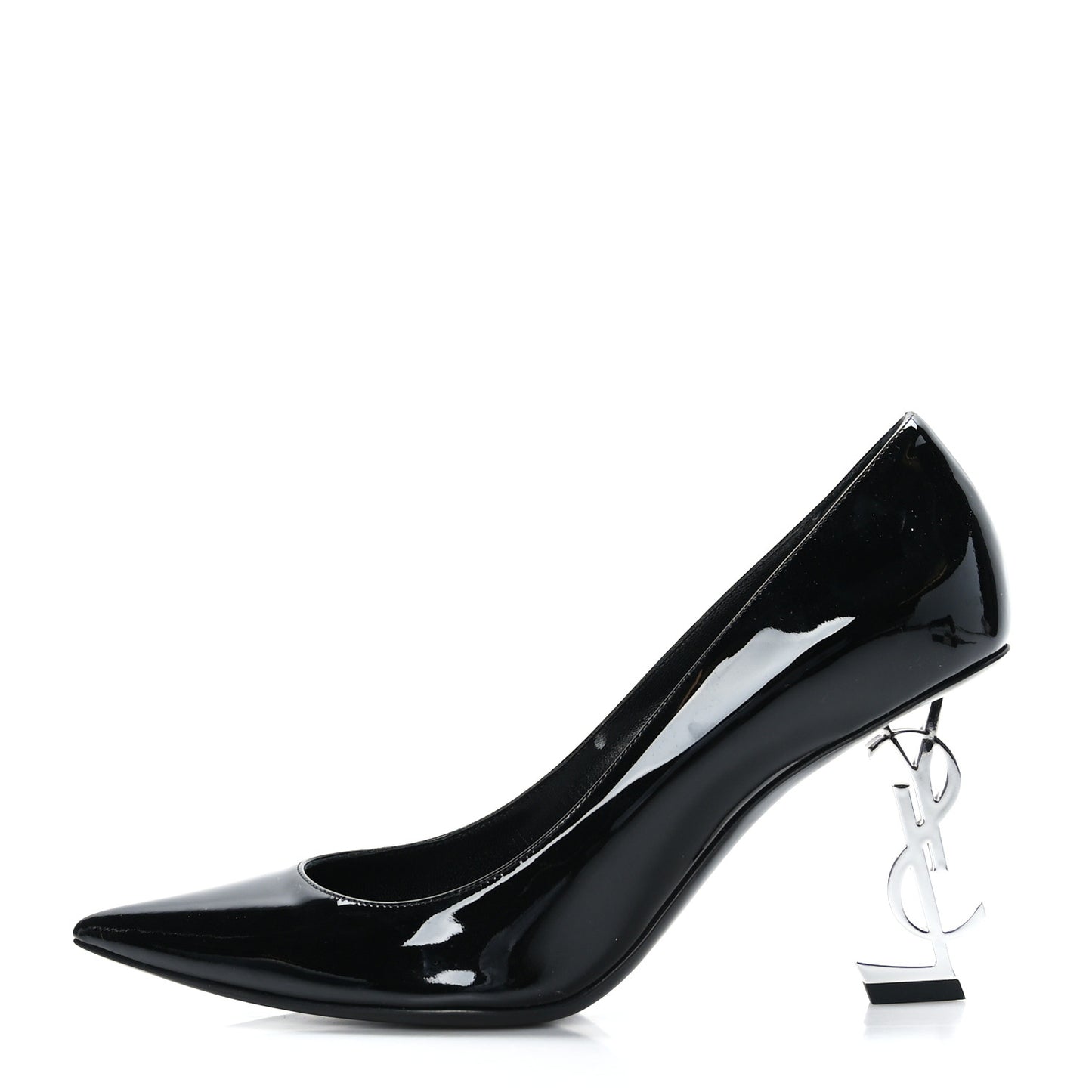 Patent Calfskin Opyum 85 Pumps 37.5 Black