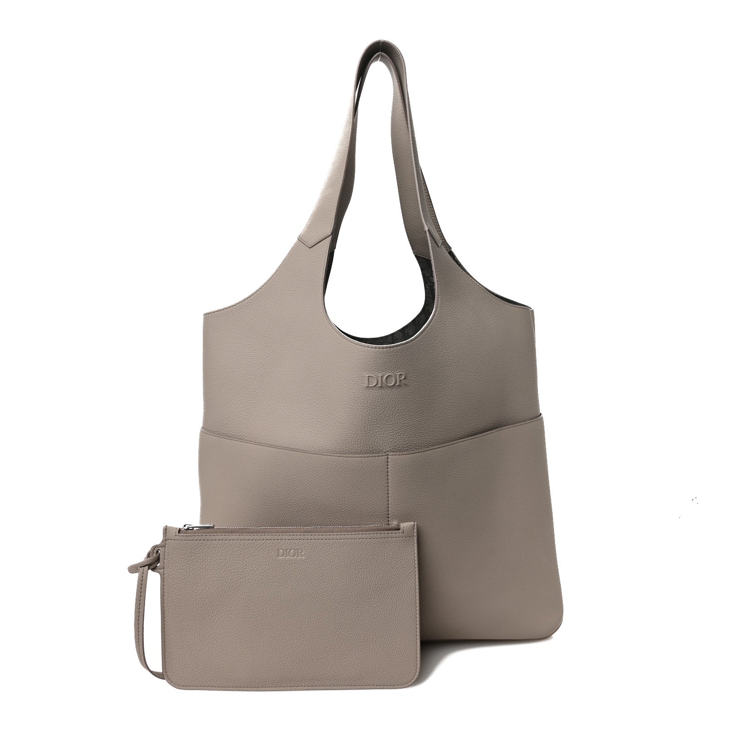 Christian Dior Icons Calfskin Privé Tote Beige 3 of 11