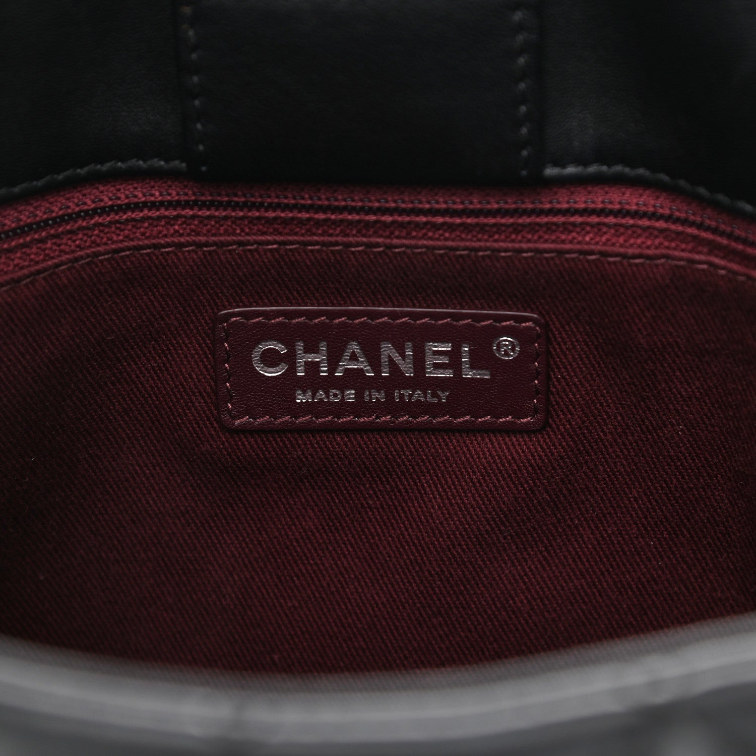 Chanel Lambskin Quilted Accordion Tote Black 6 of 11