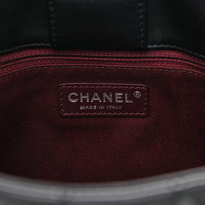 Chanel Lambskin Quilted Accordion Tote Black 6 of 11
