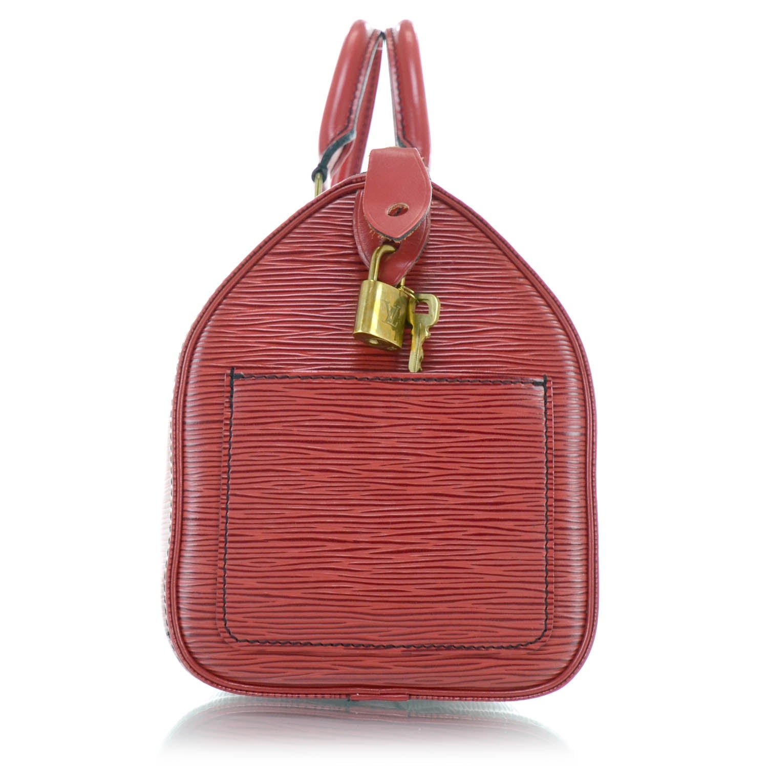 Louis Vuitton Epi Speedy 25 Red 6 of 12