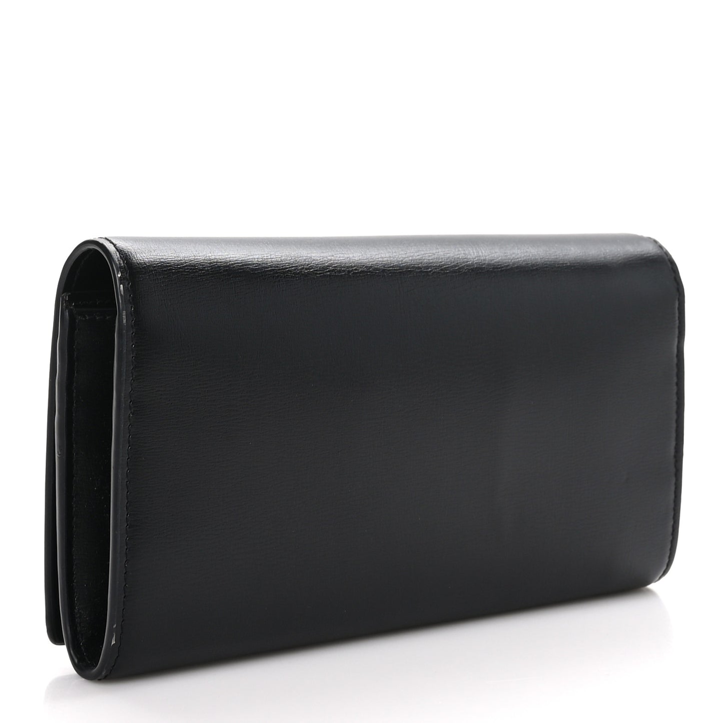Smooth Calfskin Classic Monogram Cassandre Wallet Black