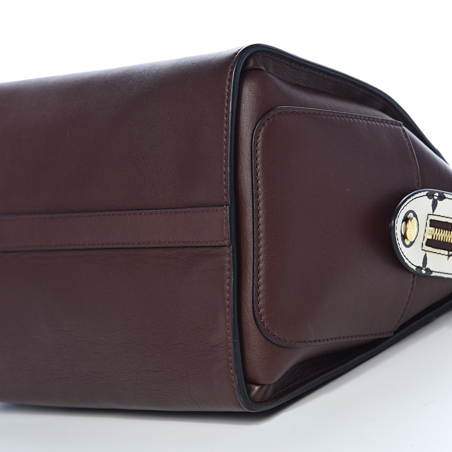 Louis Vuitton Calfskin Colored Monogram Speedy Amazon MM Chocolat White 9 of 10