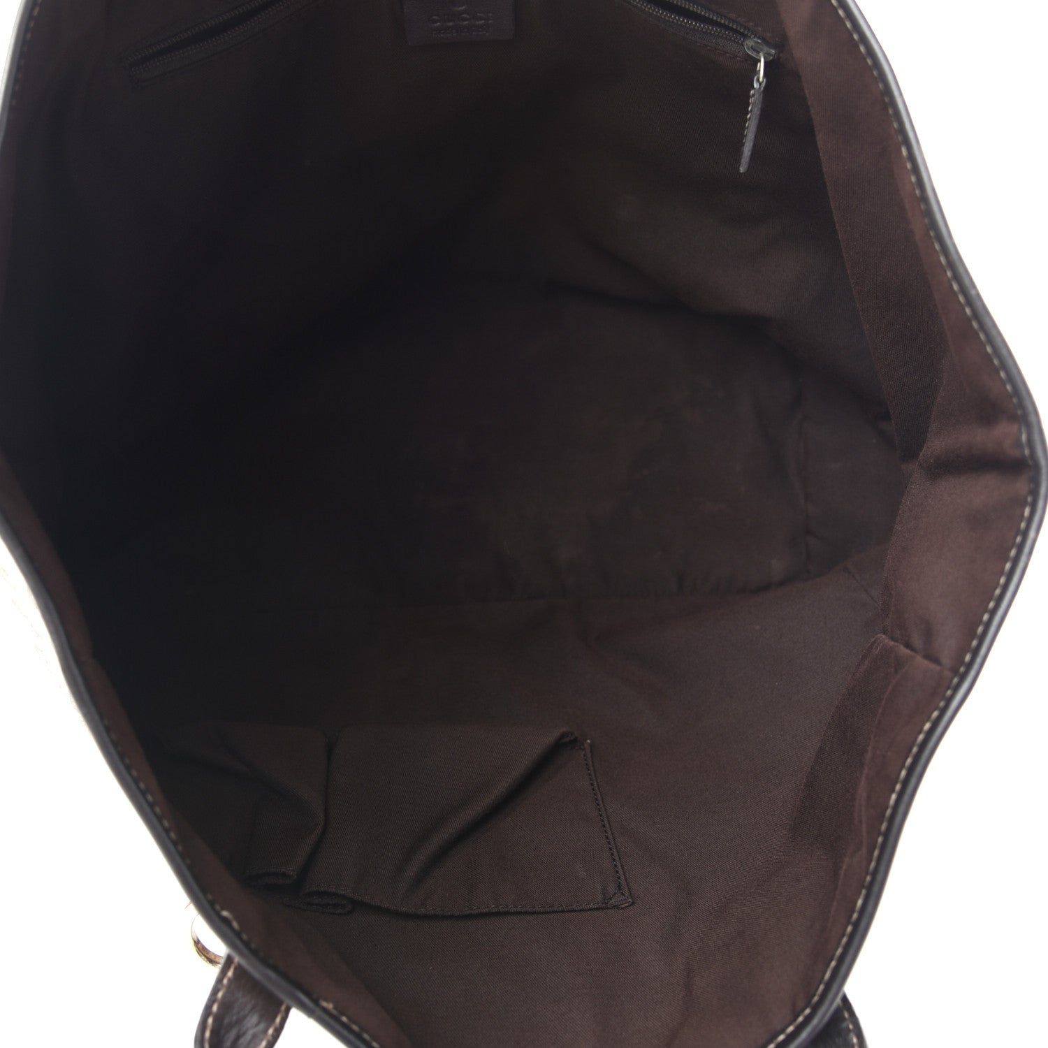 Gucci Monogram Large New Britt Tote Brown 5 of 10