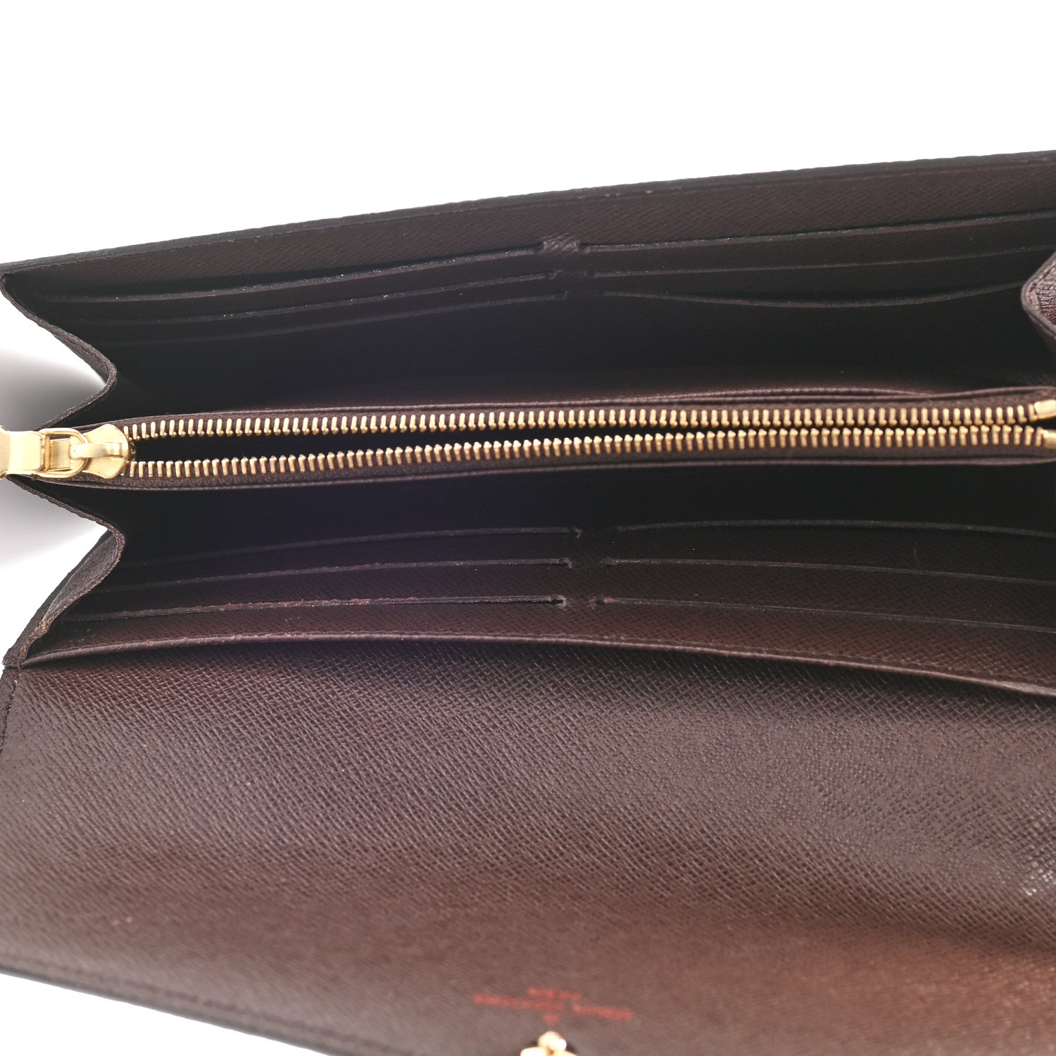 Louis Vuitton Damier Ebene Sarah Wallet NM 5 of 10