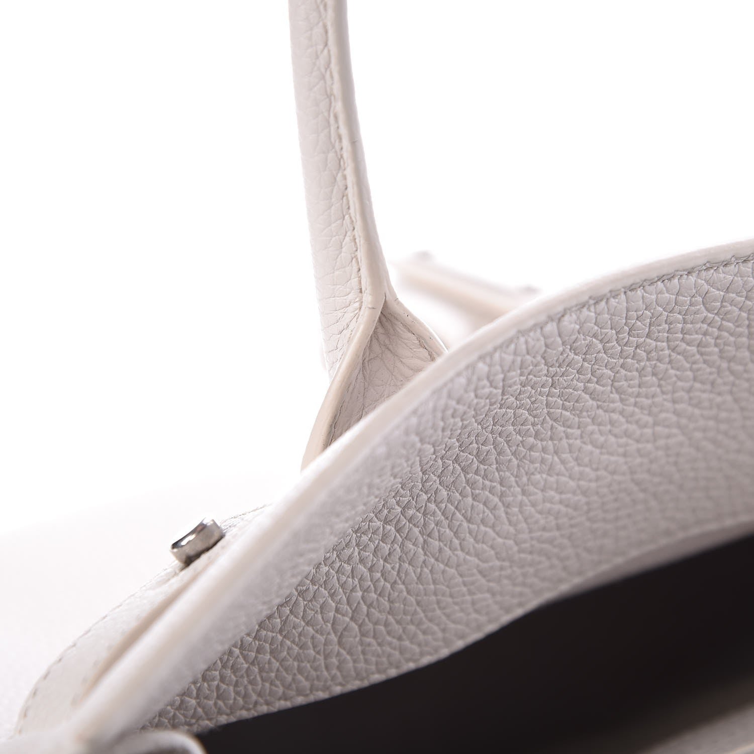Saint Laurent Grained Calfskin Baby Sac De Jour Souple Ivory 8 of 9