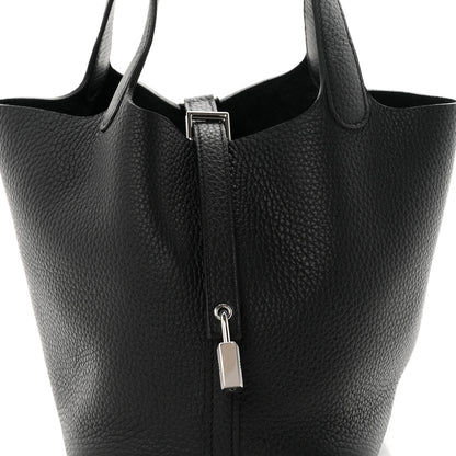 Hermes Taurillon Clemence Picotin Lock 18 PM Black 8 of 11