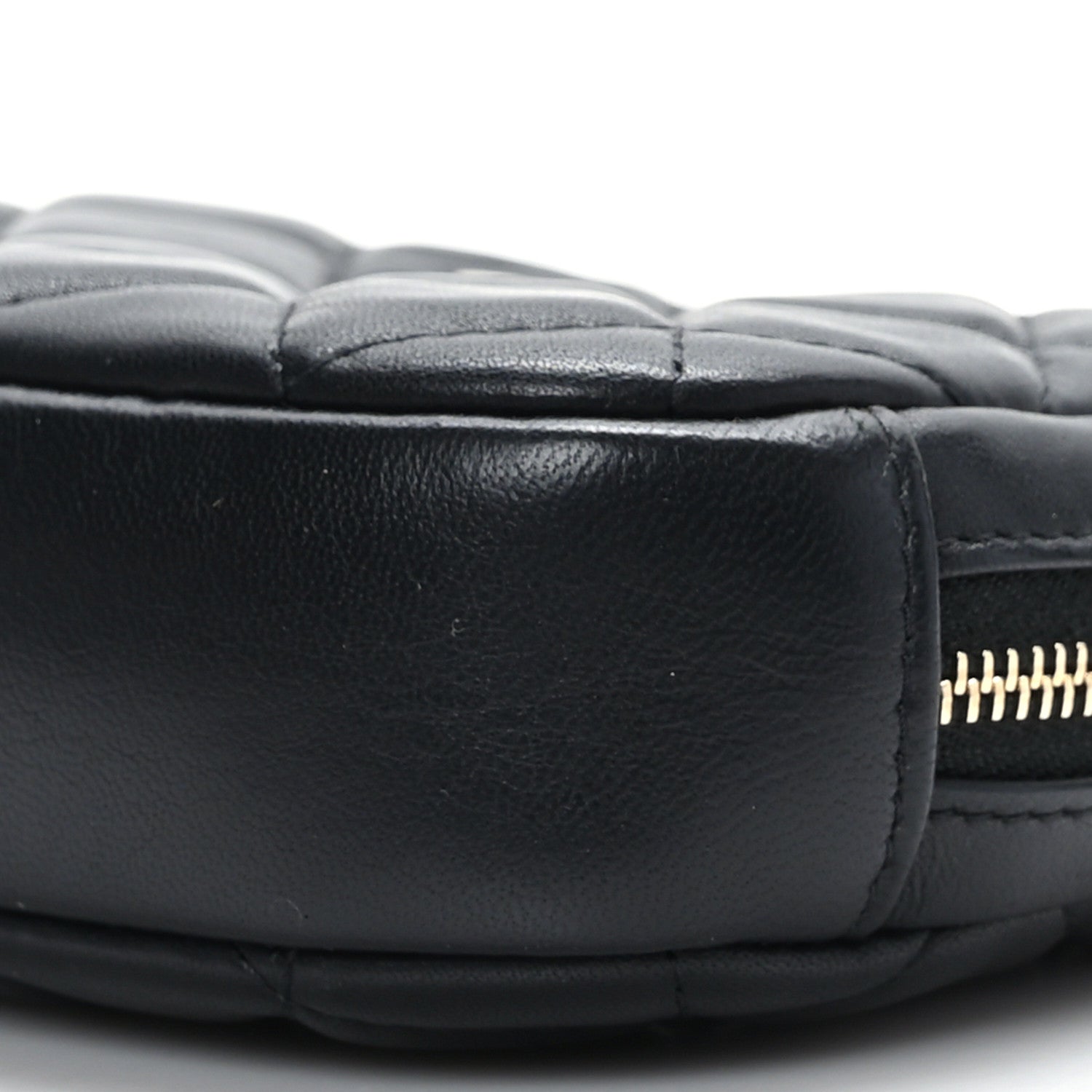 Chanel Lambskin Quilted Small Curvy Pouch Cosmetic Case Black 8 of 8