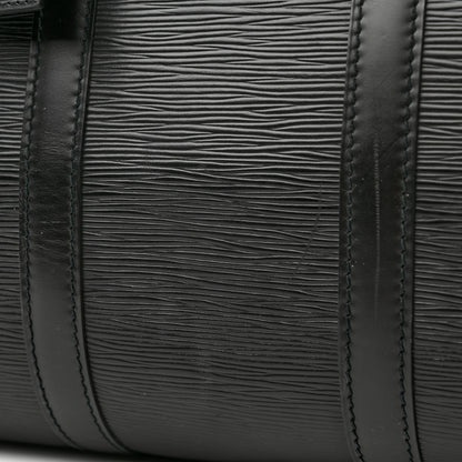 Louis Vuitton Epi Keepall 45 Black 12 of 19