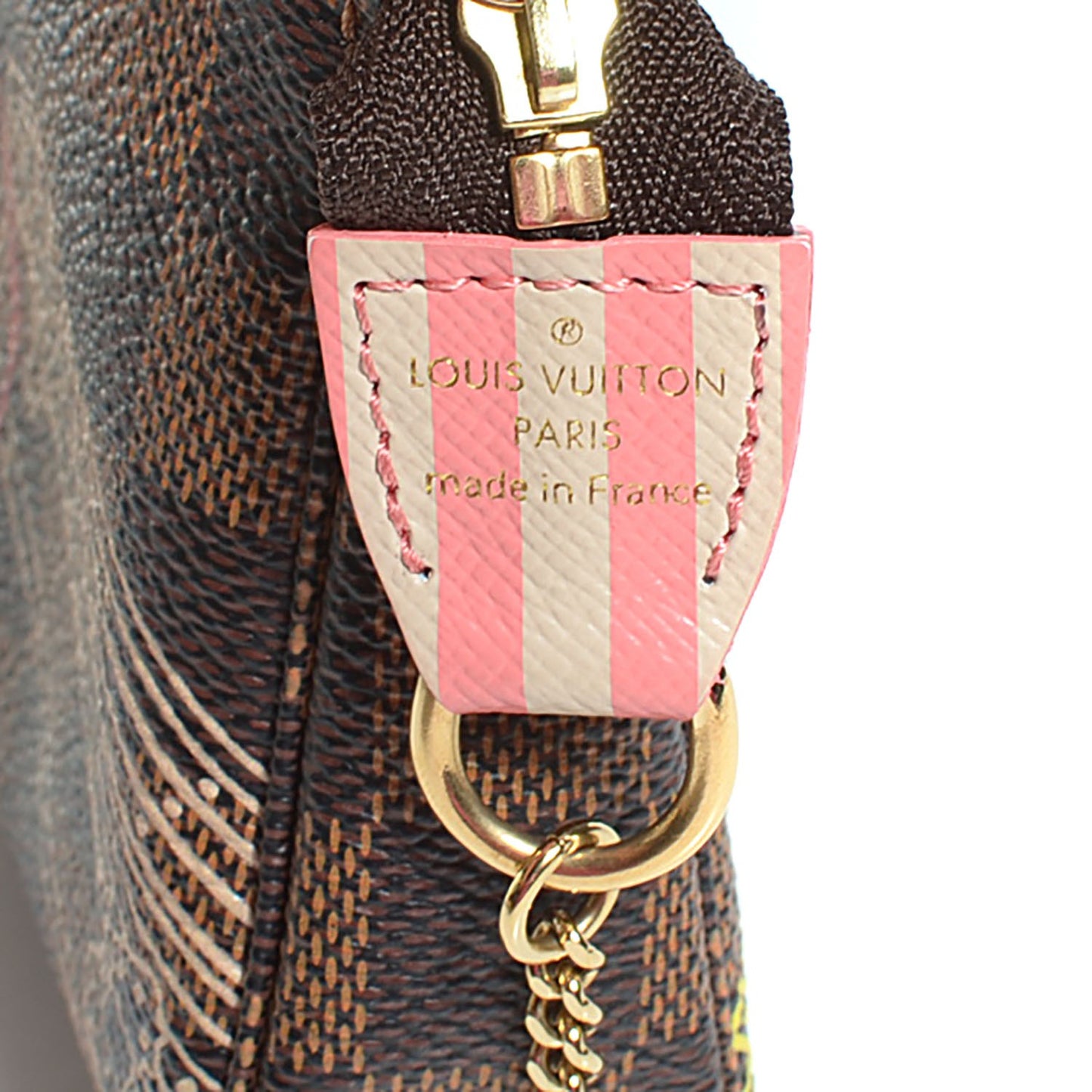 Damier Ebene 2014 Christmas Animation Mini Pochette Accessories