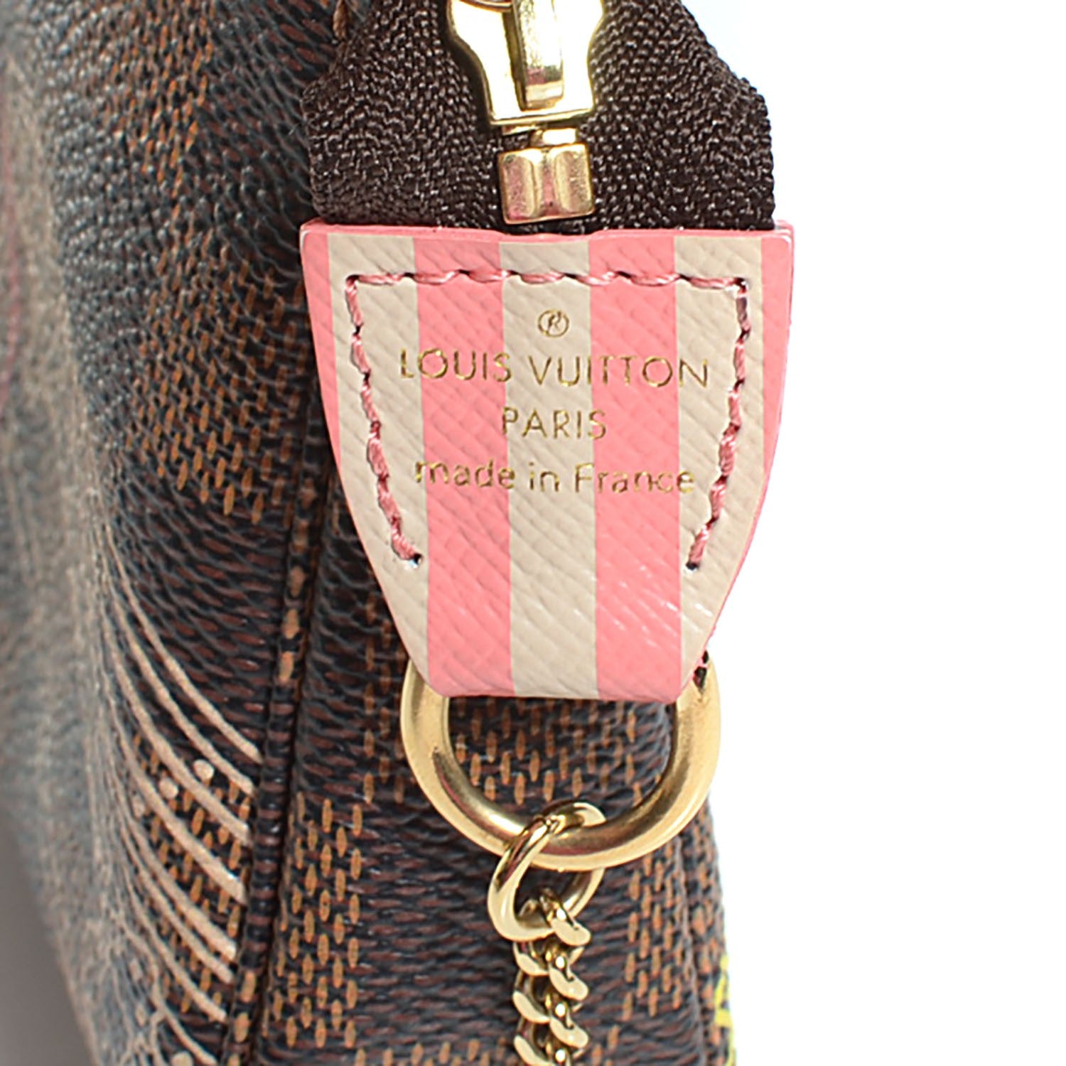Louis Vuitton Damier Ebene 2014 Christmas Animation Mini Pochette Accessories 8 of 8