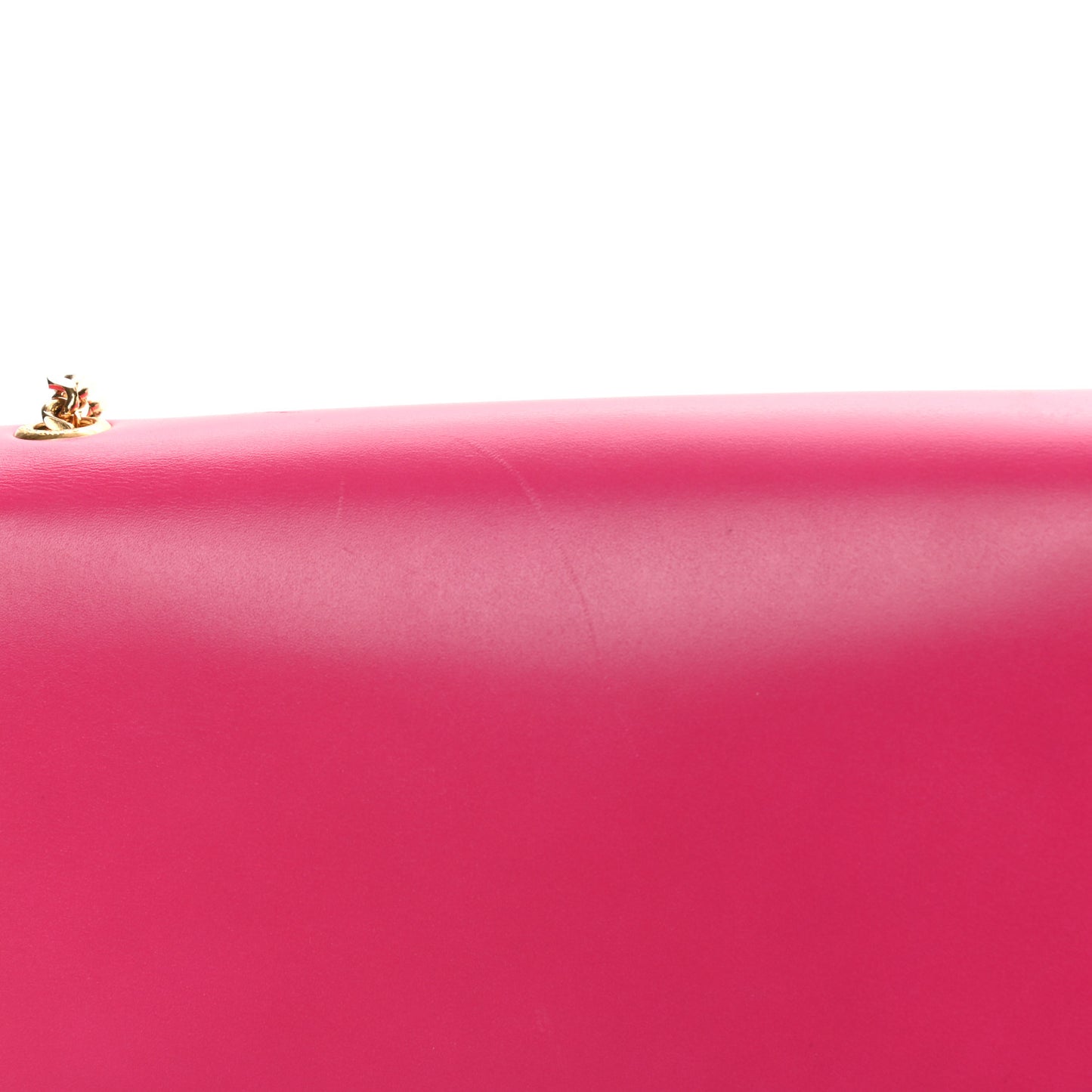 Smooth Calfskin Medium Classic Monogram Kate Tassel Satchel Fuchsia