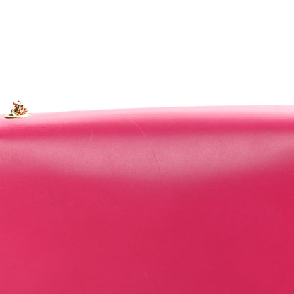 Saint Laurent Smooth Calfskin Medium Classic Monogram Kate Tassel Satchel Fuchsia 11 of 16