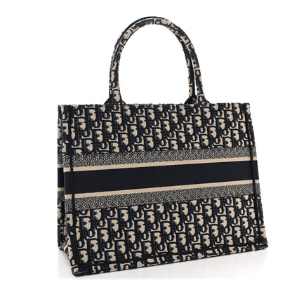 Christian Dior Oblique Medium Book Tote Blue Multicolor 3 of 12