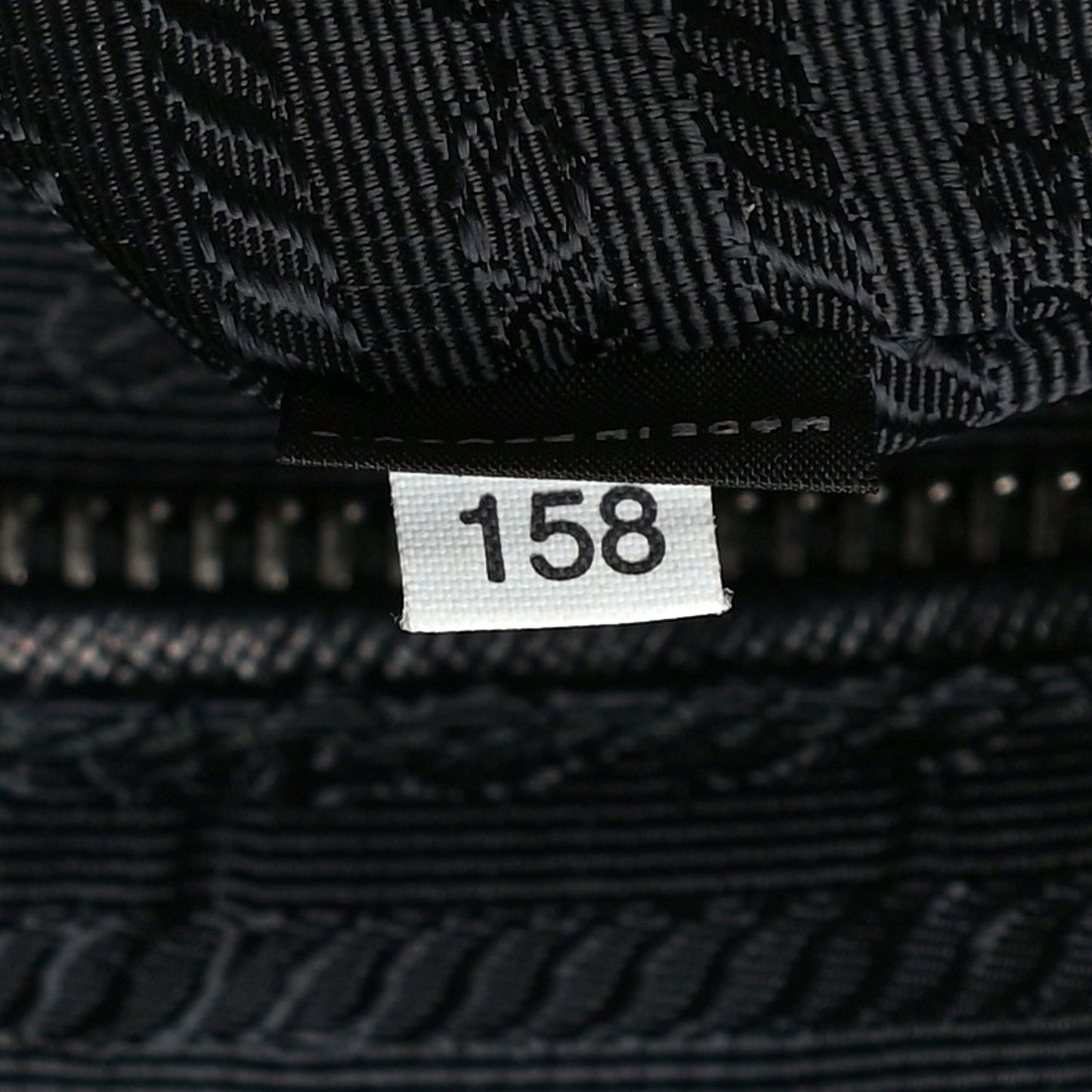 Nylon Tessuto Impuntu Quilted Shoulder Bag Black