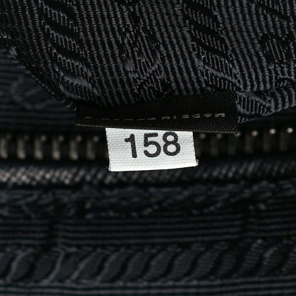 Prada Nylon Tessuto Impuntu Quilted Shoulder Bag Black 8 of 11