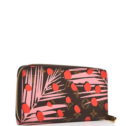 Louis Vuitton Monogram Jungle Dots Zippy Wallet Sugar Pink Poppy 3 of 8