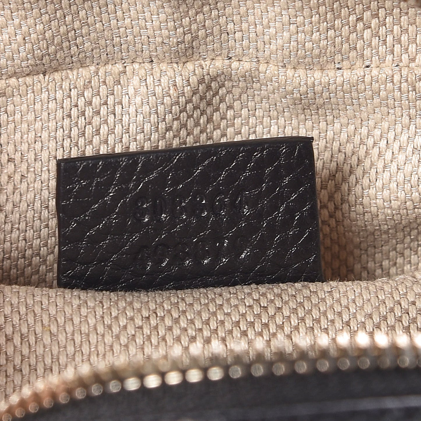 Pebbled Calfskin Small Soho Disco Bag Black